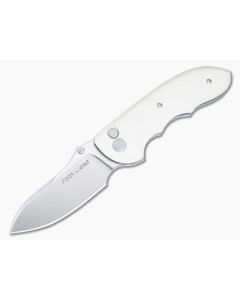 Viper Moon MagnaCut Ivory White G10 Button Lock Knife V6008GI