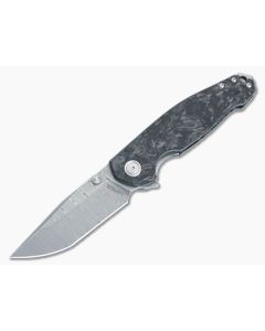 Viper Katla Carbon Fiber Liner Lock Flipper Damascus Tanto VA5980FCM