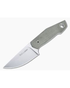 Viper Vox Koi Stonewashed N690 Green Canvas Micarta Fixed Blade VT4009CV