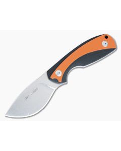 Viper Knives Vox Lille 1 Stonewashed Elmax Black and Orange G10 Fixed Blade VT4022GBO