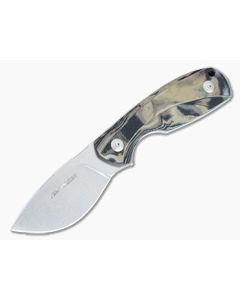 Viper Knives Vox Lille 1 Stonewashed Elmax Tan Burl G10 Fixed Blade VT4022GBU