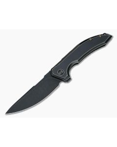 WE Knives Quixotic Black Stonewashed 20CV Antique Bronze Titanium Flipper WE21016-2