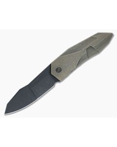 WE Knives Solid GTC Integral Bronze Titanium Black 20CV WE22028-3