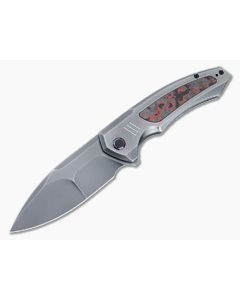 WE Knives Hyperactive Vanax Folder Lava Flow Fat Carbon Inlays WE23030-2