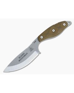TOPS Knives Scandi Woodsman Tumbled Finish