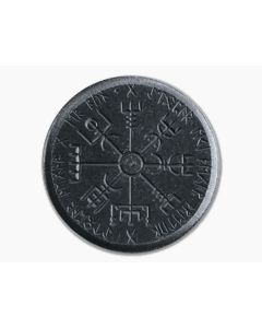 Shire Post Mint Dual Stave Helm of Awe/Vegvisir Viking Worry Coin Iron