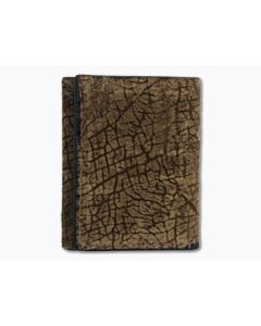Yoder Leather Company Tan Hippo Trifold Wallet