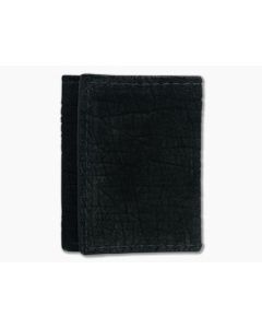 Yoder Leather Company Black Hippo Trifold Wallet