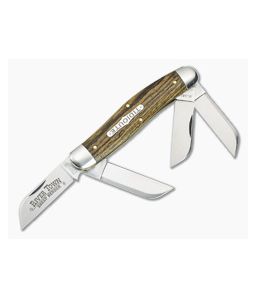 Northfield UN-X-LD #83 Tascosa Dark Brewed Jigged Bone Lock Back