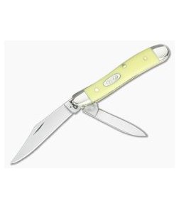 Case Peanut Yellow Synthetic Handle Slipjoint 00030