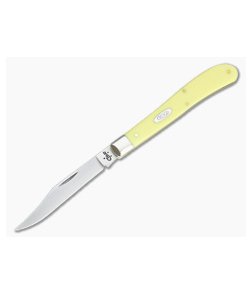 Case Yellow Handle Barehead Slimline Trapper