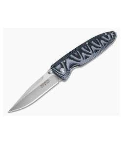 MCusta MC-1 Series Classic Wave Folder Blue Micarta VG-10 Liner Lock MC-10V