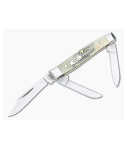Case Small Stockman India Stag Bone 00178