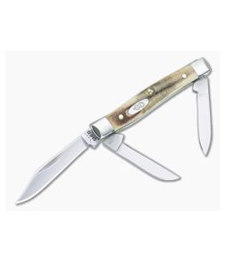 Case Small Stockman India Stag Bone 00178