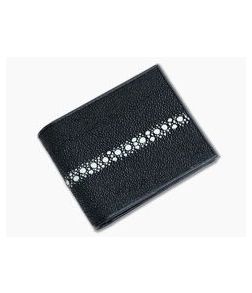 Adam Unlimited Continuous Pearl Stingray Wallet Bi-Fold