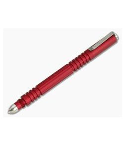 Hinderer Knives Investigator Pen Aluminum Matte Red