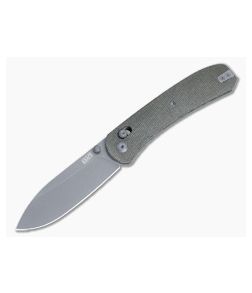 Knafs Lander 2 Green Micarta Clutch Lock Folder 00274