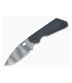 Strider SMF Hybrid CC Black G10 Flamed Flat Frame PSF-27 Tigerstripe Blade 