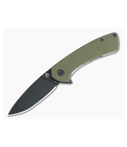 Buck 040 Onset Flipper Black S45VN OD Green G10 Frame Lock Folder 0040GRS