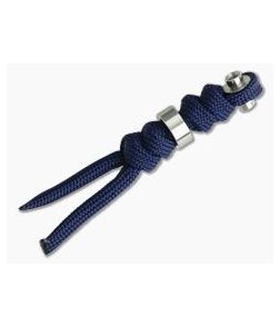 Chris Reeve Small Inkosi Midnight Lanyard with Silver Bead