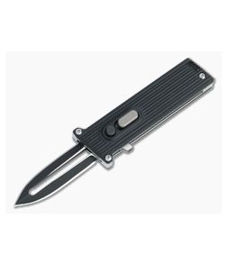 D Rocket Design Tallin Two-Tone M390 Black G10 Single Action CA Legal OTF Automatic