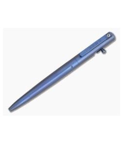 Pena Knives X-Series Bolt Action Ink Pen Blue Anodized Titanium