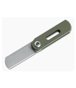 D Rocket Design OvalMoon Blasted AEB-L Smooth OD Green Cerakote Aluminum Swivel Folder 0070