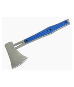 Buck 076 Legacy Kinetic Series Throwing Axe Blue G10 Handles 0076BLS