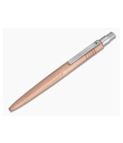 Pena Knives X-Series Click Pen Copper Titanium Clip Black Ink Pen