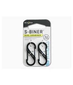 Nite Ize Innovation S-Biner #1 Black Two Pack