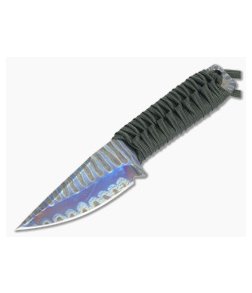 M Strider Knives Flamed Titanium Spear Fixed Blade #1