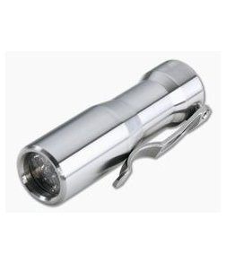 CWF Lights Arcadian Custom Flashlight Hand Turned Satin Titanium 4000K