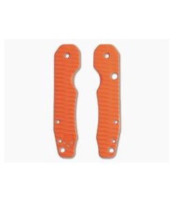 Putman Blade Scales Spyderco Smock Grooved Orange G10 Scales