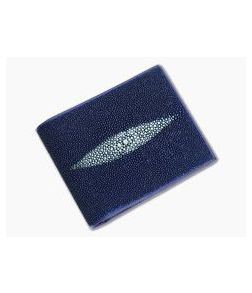 Adam Unlimited Blue Stingray Bi-Fold Wallet 