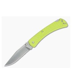 Buck 110 Slim Select Chartreuse Folding Lock Back 0110GRS1