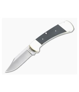 Buck Legacy 112 Ranger Vintage Tribute 440C Black Micarta Lock Back Folding Knife 0112BKSLE1