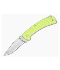 Buck 112 Slim Select Ranger Chartreuse Folding Lock Back 0112GRS1