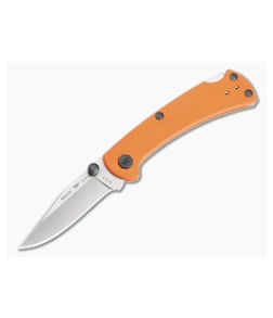 Buck 112 Slim Pro TRX Satin S30V Orange G10 EDC Back Lock Folder 0112ORS3