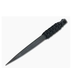 M. Strider Knives Black ATS-34 LM Nail 5.97" Cord Wrapped Fixed Blade