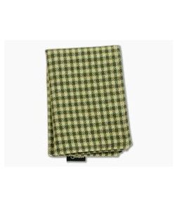 SwankHanks Green Check Cotton Flannel and Microsuede Hank