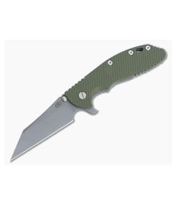 Hinderer Knives XM-24 OD Green M390 Wharncliffe Working Finish