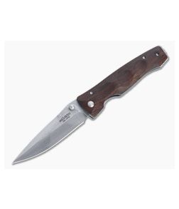 MCusta Tactility Elite San Mai Damascus IronWood Liner Lock Folding Knife 0125D