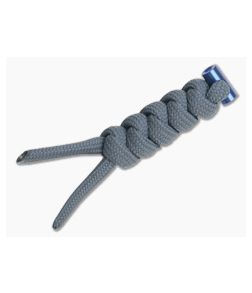 Chris Reeve Large Sebenza 21 Charcoal/Blue Knotted Lanyard