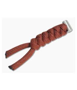 Chris Reeve Large Sebenza 21 Rust/Silver Knotted Lanyard