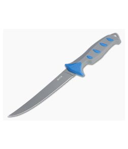 Buck Knives Hookset Fresh 6" Gray PVD Gray/Blue Fixed Blade Fillet Knife 0145BLS