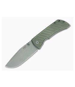 McNees Knives PM Mac 2 3.5" (GEN 2) Green/Bronze Fastback Drop Point