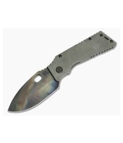 Medford Knives TFF-1 Tumbled Titanium Vulcan D2 Frame Lock Folder