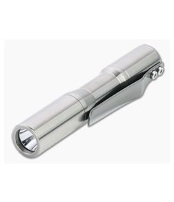 CWF Lights Micro Arcadian Click Satin Titanium 5000k 10440 Custom Flashlight