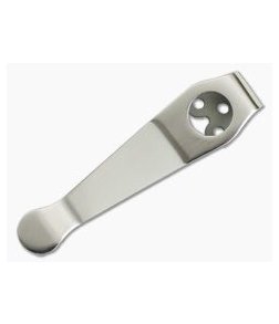 Lynch Northwest Spyderco Short Polished Titanium Deep Carry Pocket Clip 