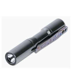 CWF Lights Micro Arcadian Click Zirconium Black Timascus 5000k 10440 Custom Flashlight